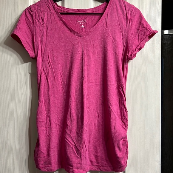 Pink maternity t shirt - Picture 1 of 2